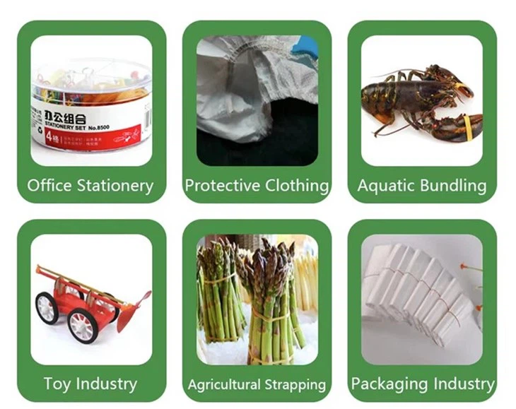 Customized Colored Elastic Rubber Bands